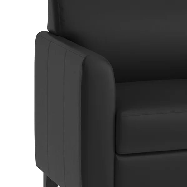 Statice Diplomat Series LeatherSoft Sofa with Clean Line Stitched Frame